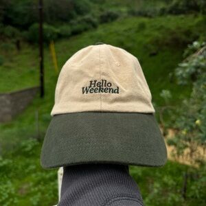 Cotton On Tan & Green Cap